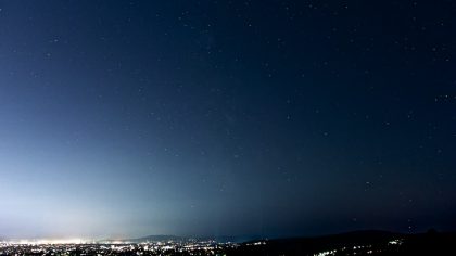 Nachthimmel über Wien, Lichtverschmutzung